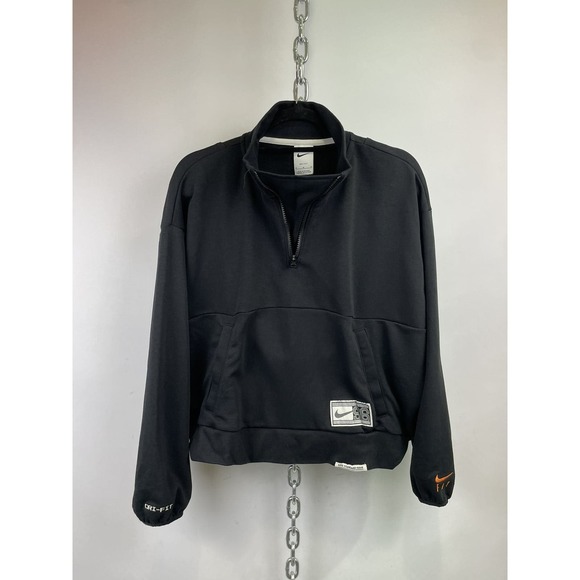 Nike Dri-FIT Swoosh Fly Womens 1/4-Zip Basketball Sweatshirt - Picture 4 of 9